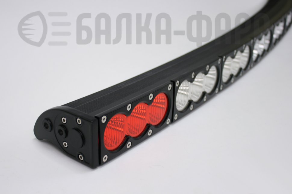Изогнутая противотуманная LED-балка, 300 Ватт, серия F1 X