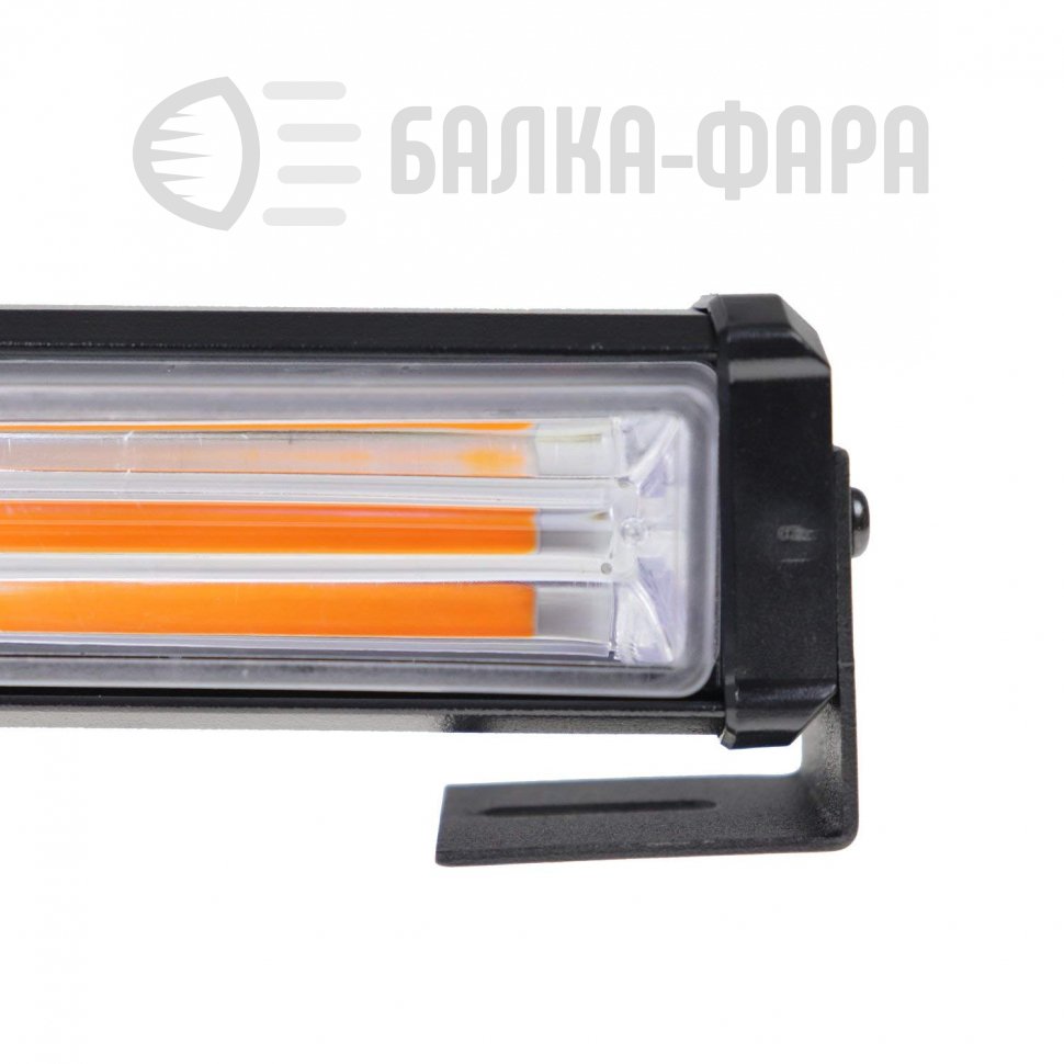 Фара проблесковая  20W 12-24V желтая