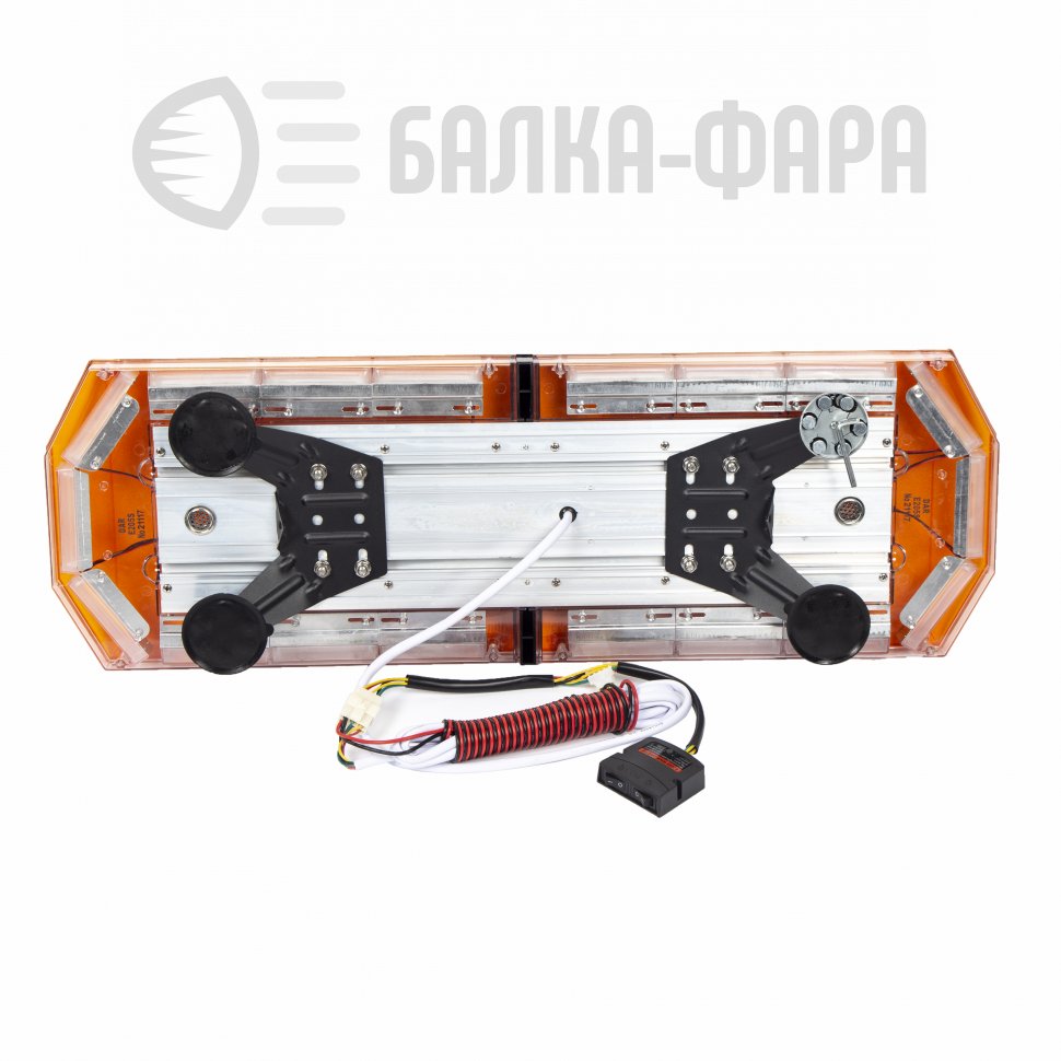 Балка проблесковая 180W желтая 12-24 V
